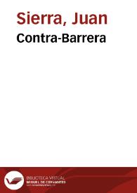 Contra-Barrera | Biblioteca Virtual Miguel de Cervantes