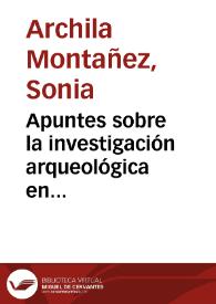 Apuntes sobre la investigación arqueológica en Colombia entre 2000 y 2010 | Biblioteca Virtual Miguel de Cervantes