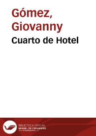 Cuarto de Hotel | Biblioteca Virtual Miguel de Cervantes