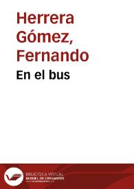 En el bus | Biblioteca Virtual Miguel de Cervantes