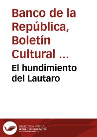 El hundimiento del Lautaro | Biblioteca Virtual Miguel de Cervantes