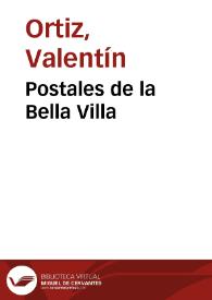 Postales de la Bella Villa | Biblioteca Virtual Miguel de Cervantes