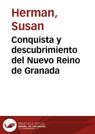 Conquista y descubrimiento del Nuevo Reino de Granada | Biblioteca Virtual Miguel de Cervantes