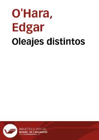 Oleajes distintos | Biblioteca Virtual Miguel de Cervantes