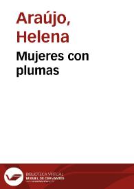 Mujeres con plumas | Biblioteca Virtual Miguel de Cervantes