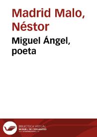 Miguel Ángel, poeta | Biblioteca Virtual Miguel de Cervantes