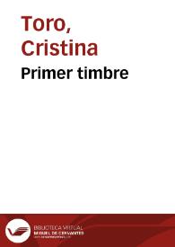 Primer timbre | Biblioteca Virtual Miguel de Cervantes