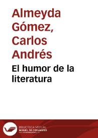 El humor de la literatura | Biblioteca Virtual Miguel de Cervantes