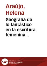 Geografía de lo fantástico en la escritura femenina latinoamericana | Biblioteca Virtual Miguel de Cervantes