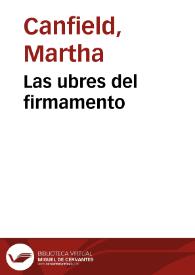 Las ubres del firmamento | Biblioteca Virtual Miguel de Cervantes