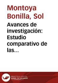 Avances de investigación:  Estudio comparativo de las condiciones de vida de las familias desplazadas por la violencia en Urabá | Biblioteca Virtual Miguel de Cervantes