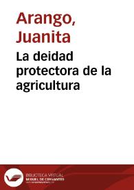 La deidad protectora de la agricultura | Biblioteca Virtual Miguel de Cervantes