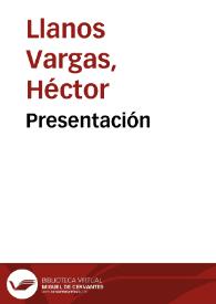 Presentación | Biblioteca Virtual Miguel de Cervantes