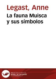 La fauna Muisca y sus símbolos | Biblioteca Virtual Miguel de Cervantes