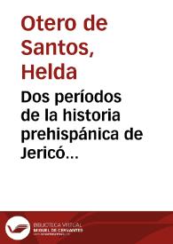 Dos períodos de la historia prehispánica de Jericó (Departamento de Antioquia) | Biblioteca Virtual Miguel de Cervantes