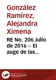 RE No. 206 Julio  de 2016 -- El auge de las exportaciones a Venezuela entre 2007 y 2009 y la capacidad exportadora de las firmas industriales | Biblioteca Virtual Miguel de Cervantes