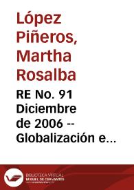 RE No. 91 Diciembre de 2006 -- Globalización e inflación | Biblioteca Virtual Miguel de Cervantes