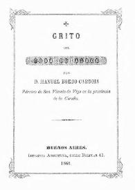 Grito del Cura de Aldea / por D. Manuel Boedo Cardois | Biblioteca Virtual Miguel de Cervantes