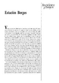 Estación Borges / Danilo Alberó Vergara | Biblioteca Virtual Miguel de Cervantes