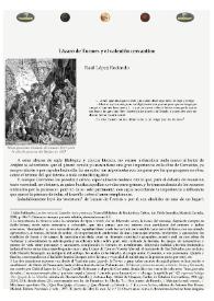 Lázaro de Tormes y el valentón cervantino / Raúl López Redondo | Biblioteca Virtual Miguel de Cervantes