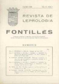 Fontilles. Revista de Leprología. Vol. IV, 1956-1959 | Biblioteca Virtual Miguel de Cervantes