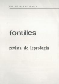 Fontilles. Revista de Leprología. Vol. VIII, 1971-1972 | Biblioteca Virtual Miguel de Cervantes