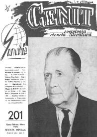 Cenit : Revista de Sociología, Ciencia y Literatura. Año XXII, núm. 201, enero-febrero-marzo 1972 | Biblioteca Virtual Miguel de Cervantes