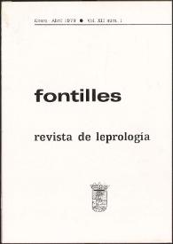 Fontilles. Revista de Leprología. Vol. XII, 1979-1980 | Biblioteca Virtual Miguel de Cervantes