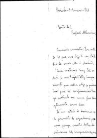 Carta de José María Ots a Rafael Altamira. Oviedo, 9 de enero de 1924 | Biblioteca Virtual Miguel de Cervantes