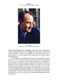 Carlos Casares (Ourense, 1941-Vigo, 2002) [Semblanza] / Dolores Vilavedra | Biblioteca Virtual Miguel de Cervantes