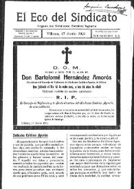 El Eco del Sindicato : órgano del Sindicato Católico Agrario (Villena). Núm. 11, 17 de mayo de 1921 | Biblioteca Virtual Miguel de Cervantes