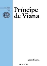 Príncipe de Viana. Anejo. Año LXXVII, núm. 265, 2016 | Biblioteca Virtual Miguel de Cervantes