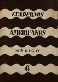 Cuadernos americanos. Año XX, vol. CXIX, núm. 6, noviembre-diciembre de 1961 | Biblioteca Virtual Miguel de Cervantes