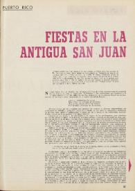 Fiestas en la antigua San Juan / [Adolfo de Hostos] | Biblioteca Virtual Miguel de Cervantes