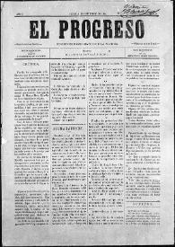 El Progreso : Periódico Democrático de la Marina. Núm. 3, 11 de setiembre de 1884 | Biblioteca Virtual Miguel de Cervantes