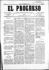 El Progreso : Periódico Democrático de la Marina. Núm. 18, 25 de diciembre de 1884 | Biblioteca Virtual Miguel de Cervantes