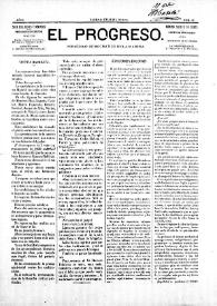 El Progreso : Periódico Democrático de la Marina. Núm. 42, 30 de abril de 1885 | Biblioteca Virtual Miguel de Cervantes