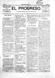 El Progreso : Periódico Democrático de la Marina. Núm. 53, 7 de junio de 1885 | Biblioteca Virtual Miguel de Cervantes