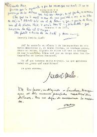 Carta de Max Aub a Camilo José Cela. México, 9 de febrero de 1971 | Biblioteca Virtual Miguel de Cervantes