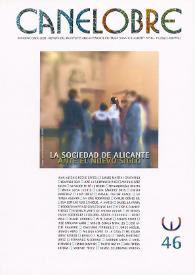 Canelobre, 46 (invierno 2001-2002). La sociedad de Alicante ante el nuevo siglo / director Jorge A. Soler Díaz, coordinador Juan Antonio Roche Cárcel | Biblioteca Virtual Miguel de Cervantes