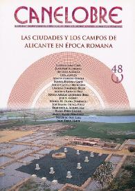 Canelobre, 48 (invierno 2003). Las ciudades y los campos de Alicante en época romana / director Jorge A. Soler Díaz, coordinadores Juan Manuel Abascal y Lorenzo Abad | Biblioteca Virtual Miguel de Cervantes