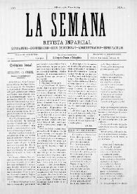 La Semana : Revista Imparcial. Literatura-Información-Ecos de Sociedad-Administración-Espectáculos. Núm. 7, 15 de marzo de 1897 | Biblioteca Virtual Miguel de Cervantes