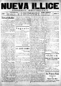 Nueva Illice (1913-1927). Núm. 14, 13 de septiembre de 1913 | Biblioteca Virtual Miguel de Cervantes