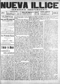 Nueva Illice (1913-1927). Núm. 15, 20 de septiembre de 1913 | Biblioteca Virtual Miguel de Cervantes