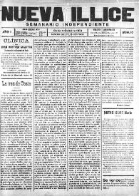 Nueva Illice (1913-1927). Núm. 17, 4 de octubre de 1913 | Biblioteca Virtual Miguel de Cervantes