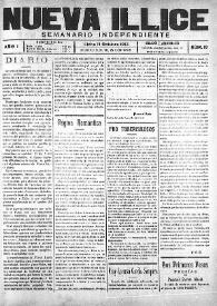 Nueva Illice (1913-1927). Núm. 18, 11 de octubre de 1913 | Biblioteca Virtual Miguel de Cervantes