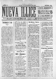 Nueva Illice (1913-1927). Núm. 34, 18 de noviembre de 1913 | Biblioteca Virtual Miguel de Cervantes