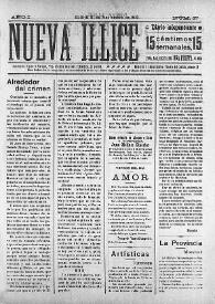 Nueva Illice (1913-1927). Núm. 37, 21 de noviembre de 1913 | Biblioteca Virtual Miguel de Cervantes