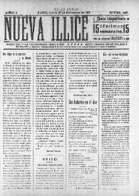 Nueva Illice (1913-1927). Núm. 42, 27 de noviembre de 1913 | Biblioteca Virtual Miguel de Cervantes