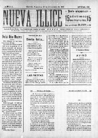 Nueva Illice (1913-1927). Núm. 65, 31 de diciembre de 1913 | Biblioteca Virtual Miguel de Cervantes